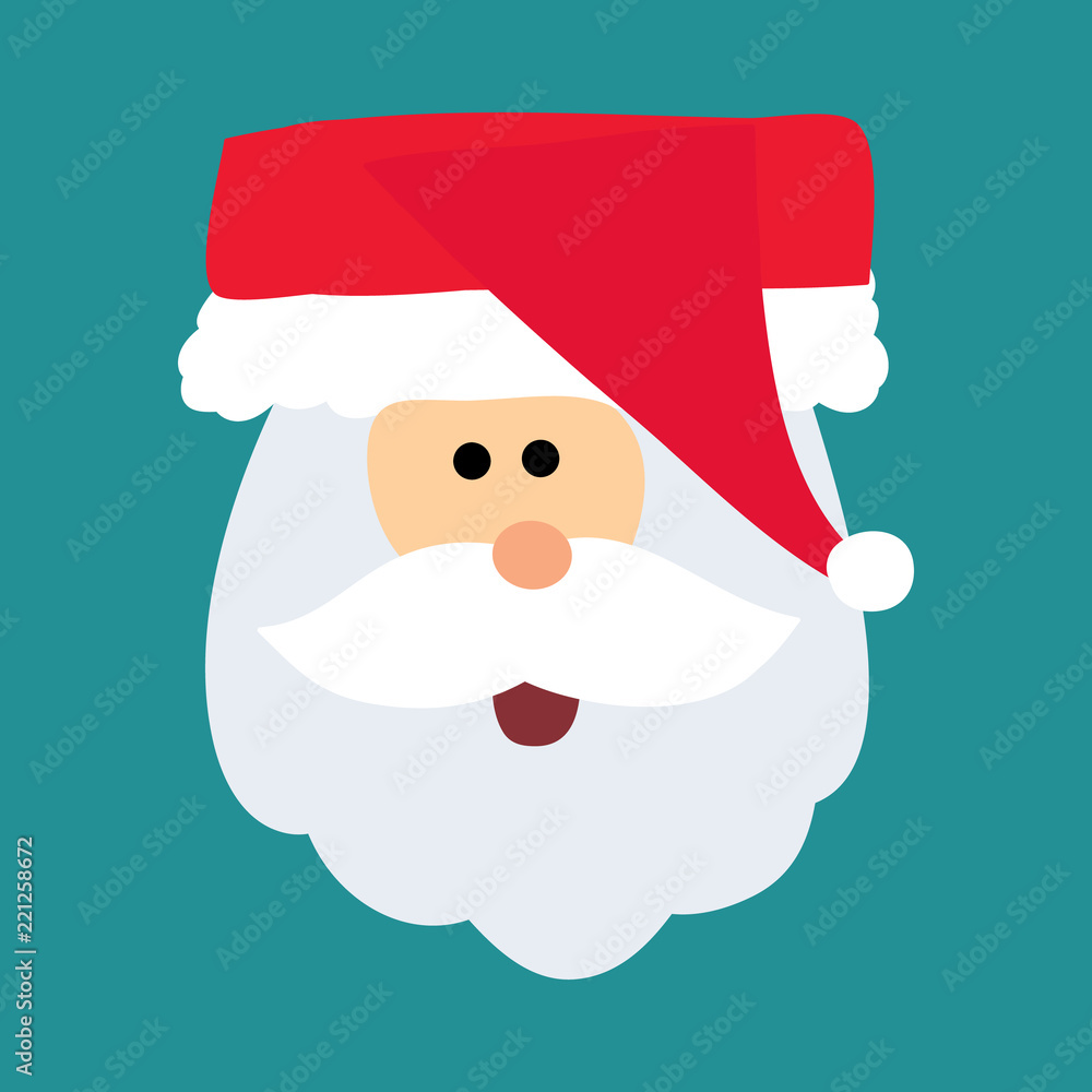 isolated, new year, person santa claus