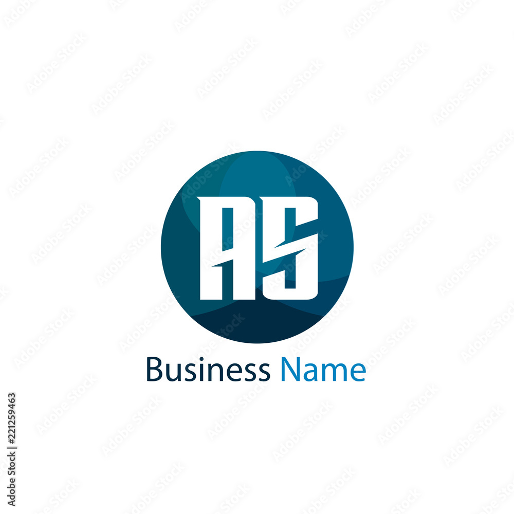 Initial Letter AS Logo Template Design Initial Letter AS Logo Template Design