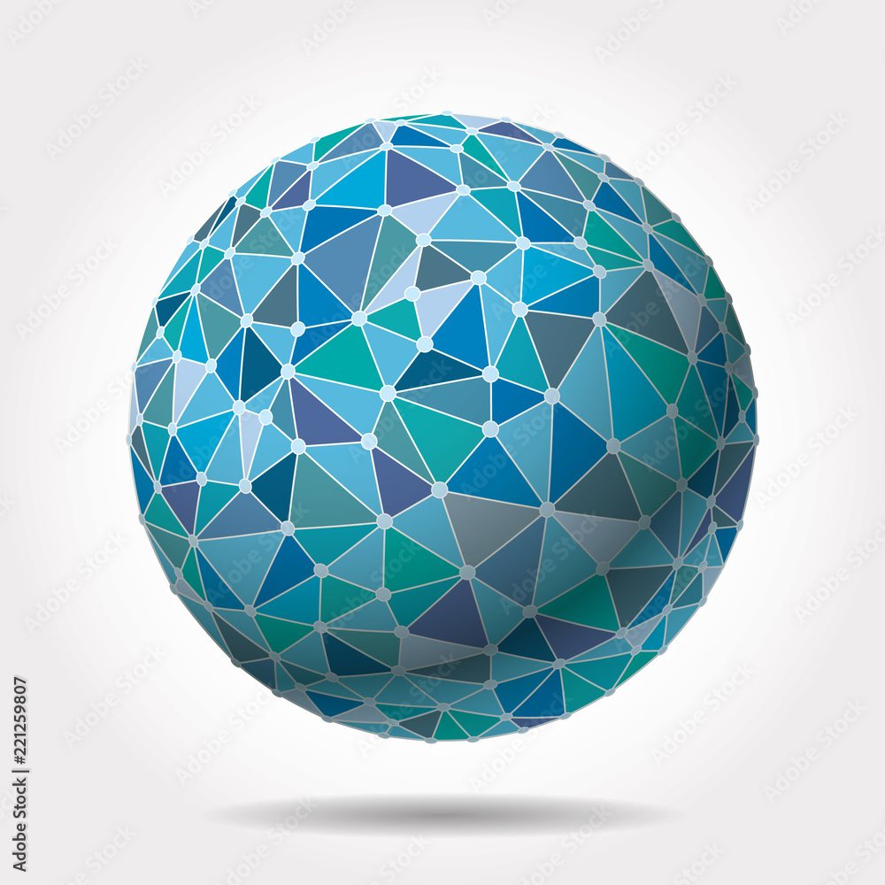 blue tile sphere blue tile sphere