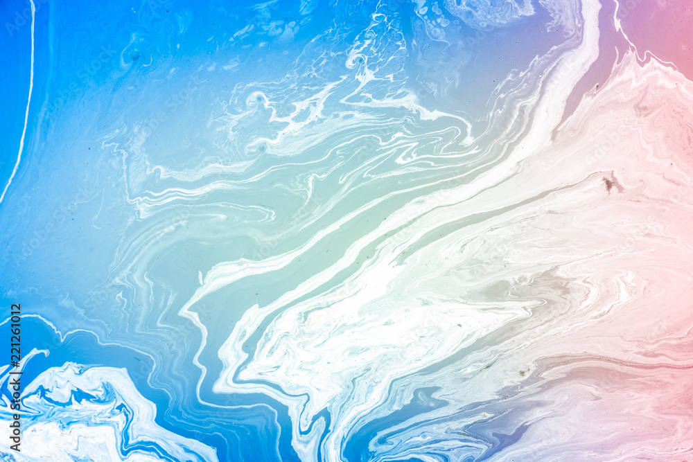 Abstract Liquid marble texture Background