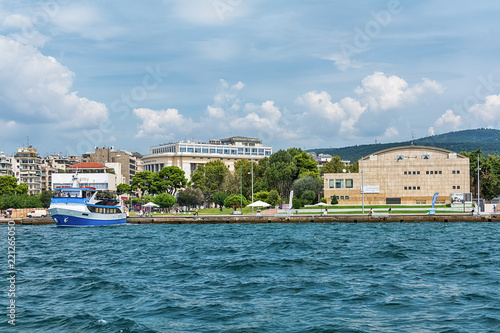 Thessaloniki, Greece - August 16, 2018: National Theatre of Northern Greece, Thessaloniki. Performing Arts Theater (Vasiliko Theatre). photo