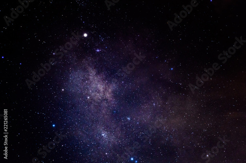 Fototapeta Naklejka Na Ścianę i Meble -  Milky way galaxy with nebula and stars