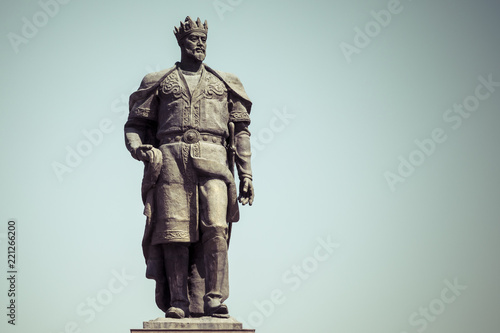 Fotografie The monument to the Turco-Mongol conqueror Amir Timur in Shahrisabz, Uzbekistan