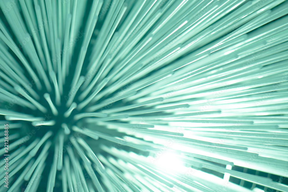 Obraz premium Bright LED lights, soft focus background.