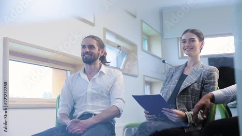 Business Training. People Meeting In Office