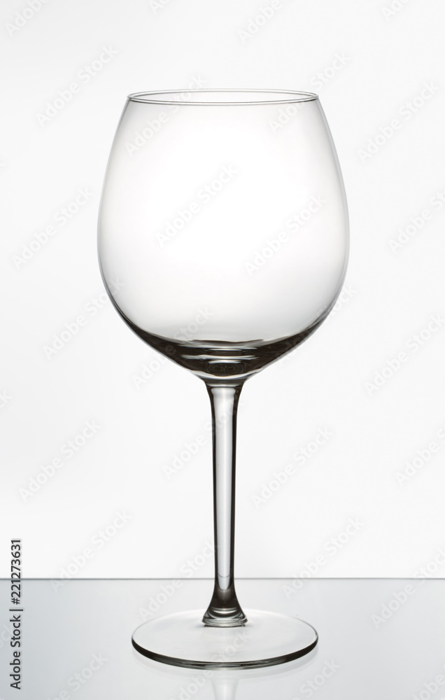 Glass of wine in a glass