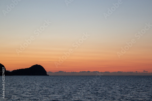 Lion island sunrise