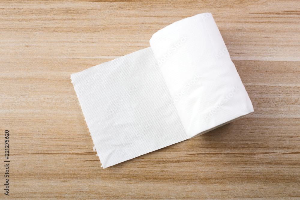 Tissue On The Wooden Table Tissue On The Wooden Table