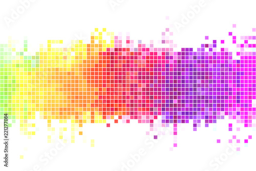 Colorful pixels background illustration photo