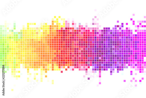 Colorful pixels background illustration