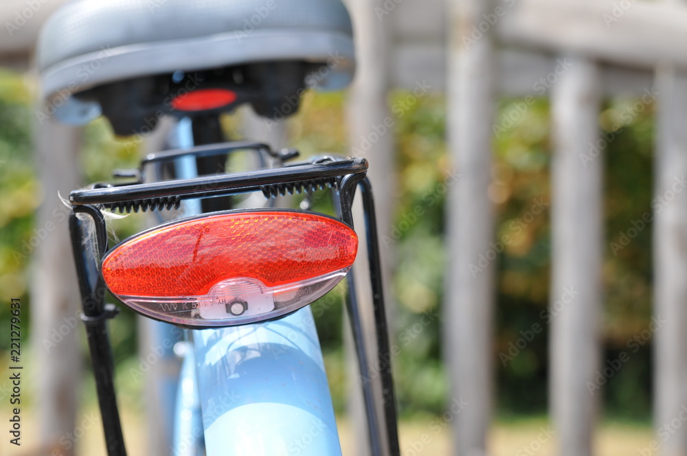 fahrrad drahtesel ebike pedelec sicherheit reflektoren rückstrahler  beleuchtung Stock-Foto