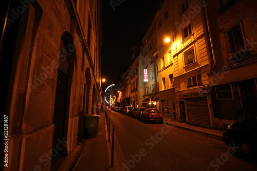Night Street Paris