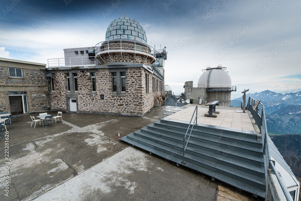 Fototapeta premium 1 meter telescope in Pic du Midi, France