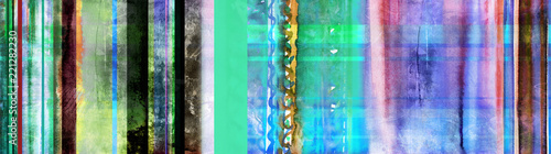 streifen aquarell bunt banner