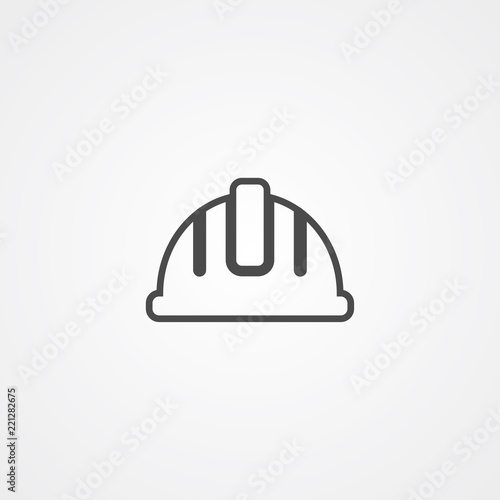 Helmet vector icon sign symbol
