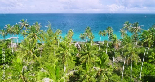 Wallpaper Mural bungalows in a hotel on a Pacific island Torontodigital.ca