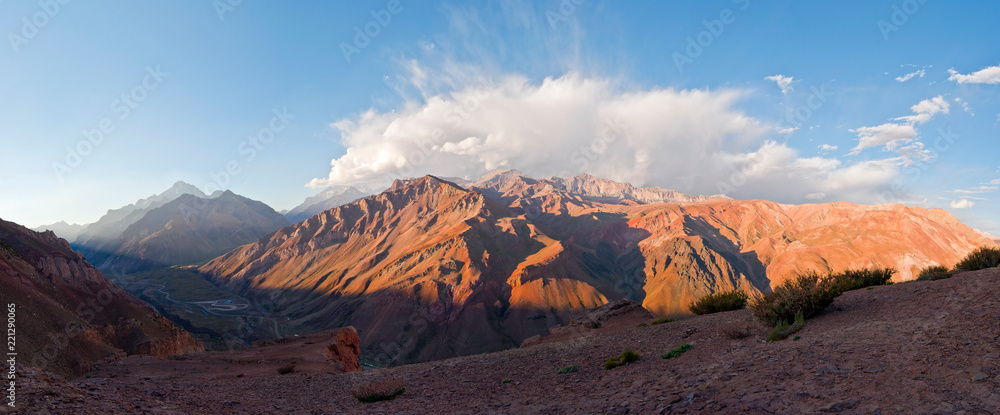 Cerro Aconcagua, Plus Haut Sommet des Amériques, Argentine, Chili