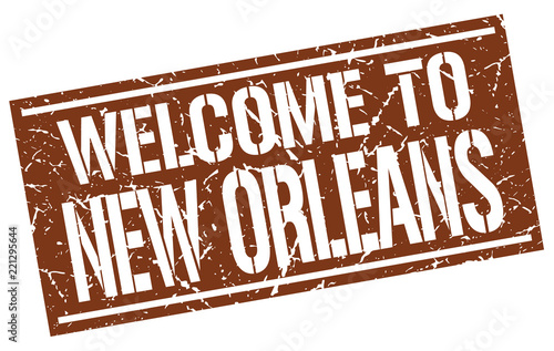 welcome to New Orleans stamp