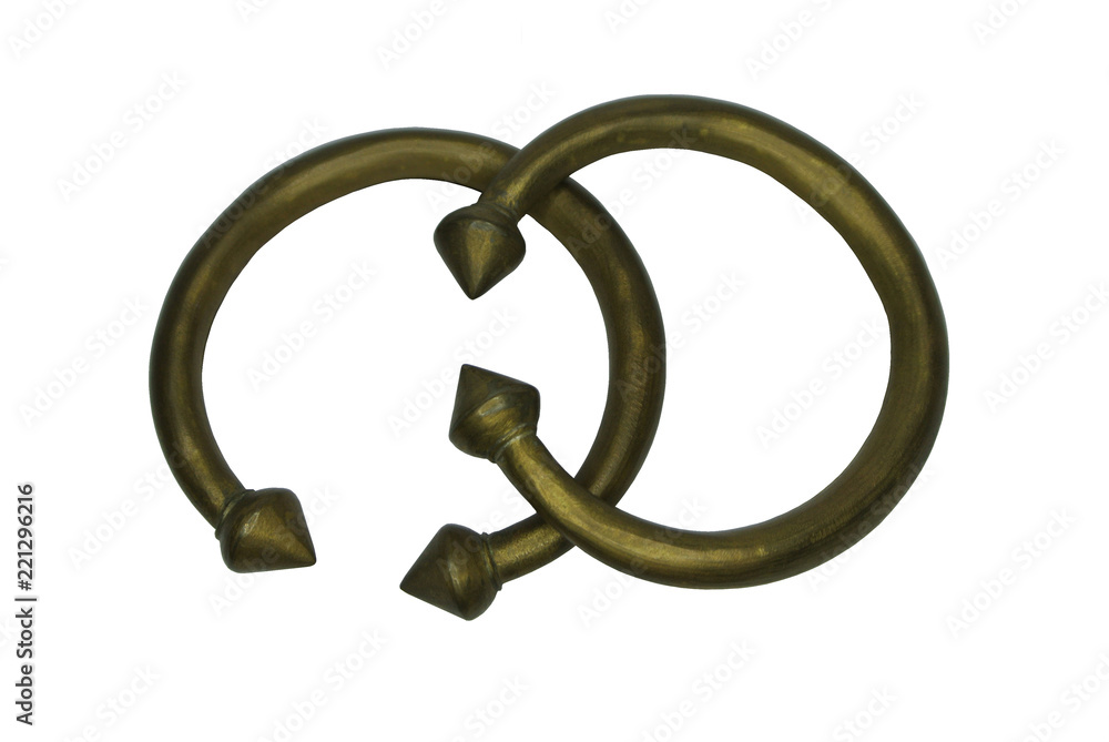 Old brass Anklet. Old brass Anklet.