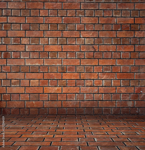 Brick old heritage texture abstract wall and floor background beautiful art creative design. 