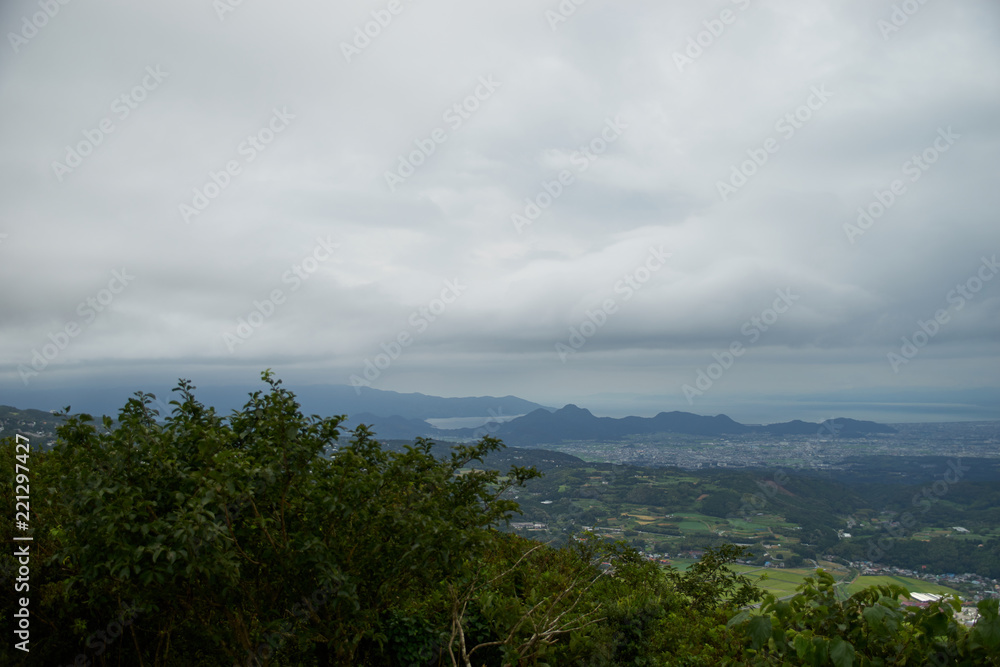 Obraz premium 滝知山展望台からの眺め・伊豆スカイライン７