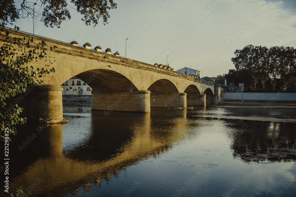 Fototapeta premium Beziers Town Bridge