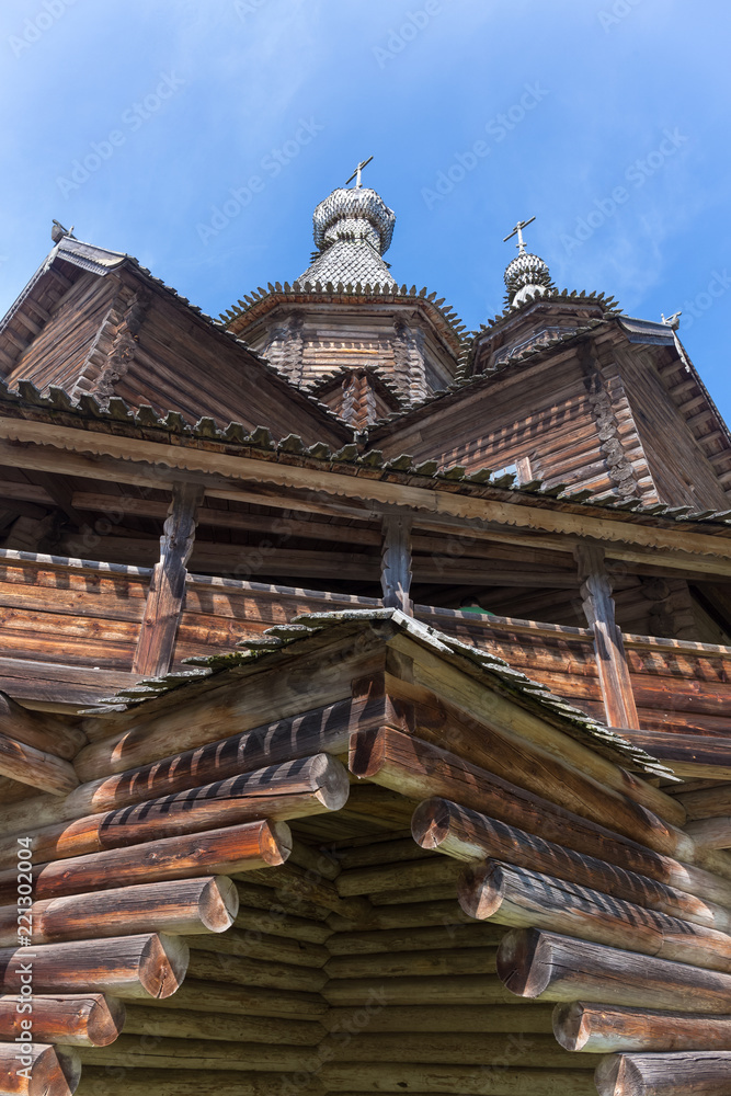 Old wooden church near the city of Veliky Novgorod, 2015 Old wooden church near the city of Veliky Novgorod, 2015