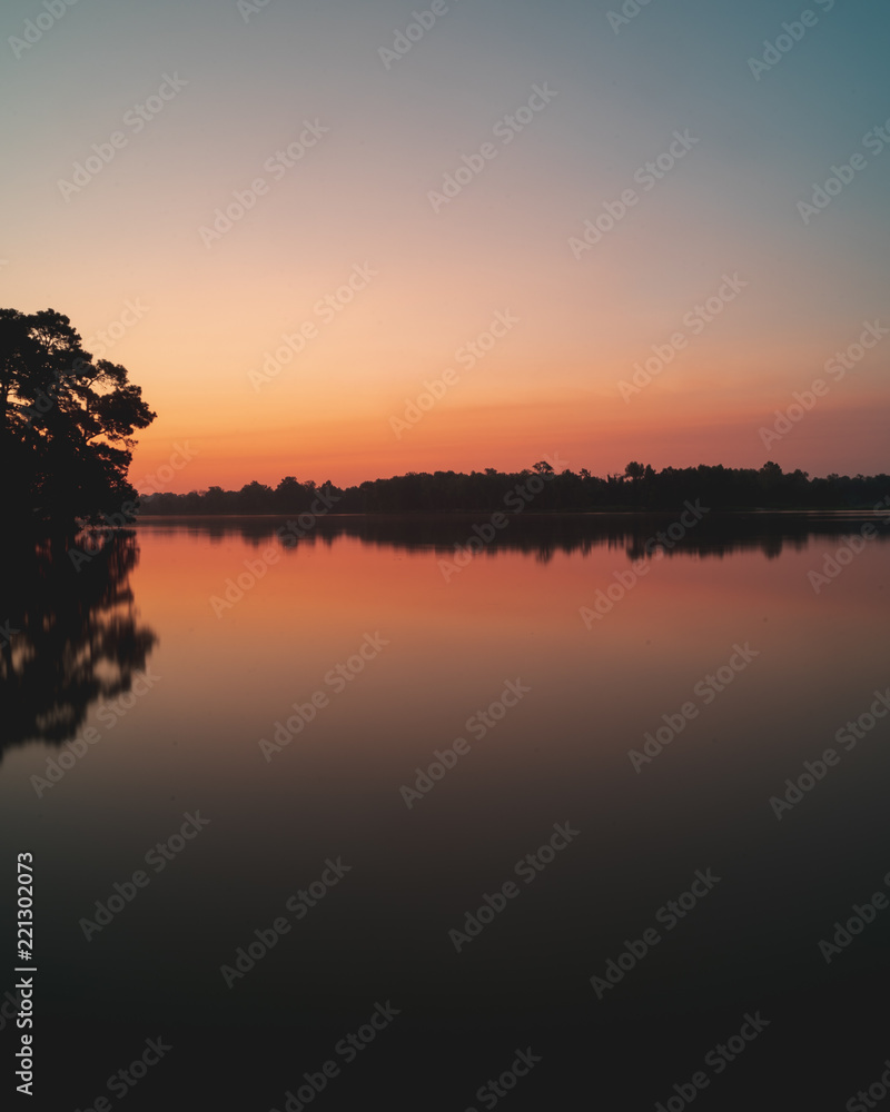 Lake Houston Sunrise August Morning
