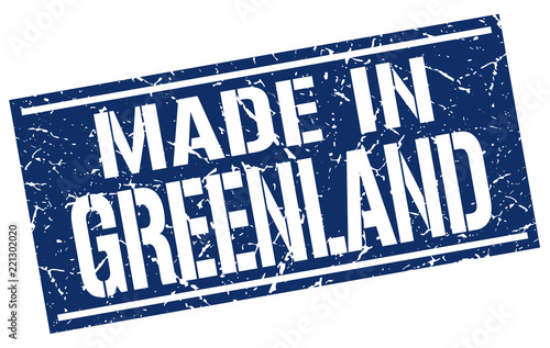 made in Greenland stamp