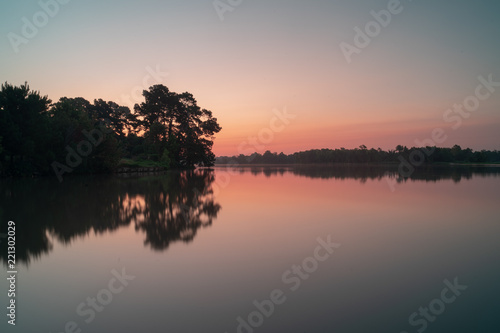 Lake Houston Sunrise August Morning © Jose