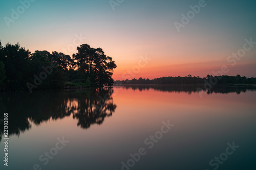 Lake Houston Sunrise August Morning © Jose