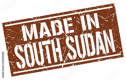 made in South Sudan stamp