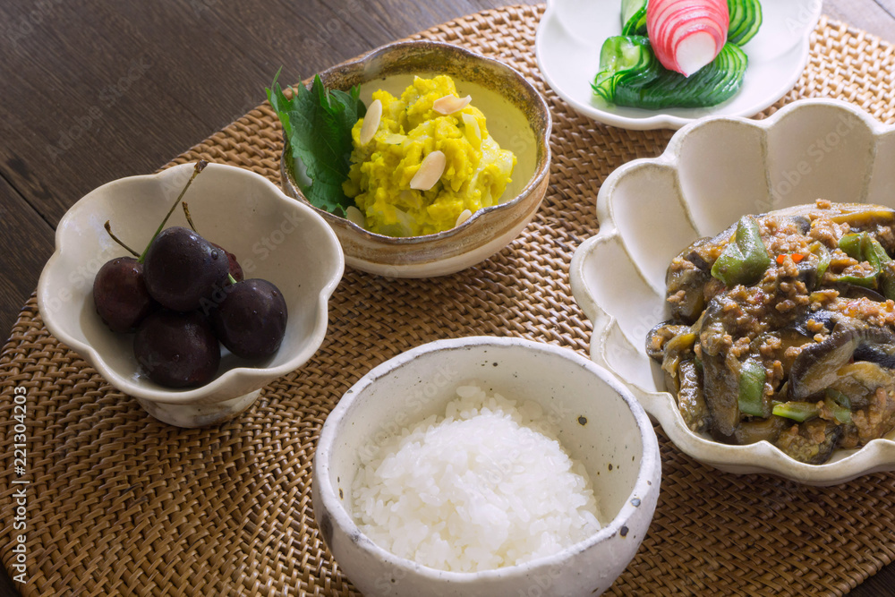 麻婆茄子 晩ご飯セット 麻婆茄子 晩ご飯セット