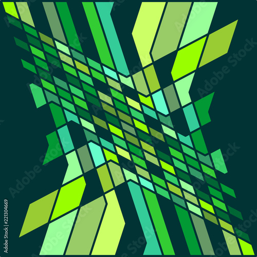 Magnificent Abstract Pattern Pastel Green Color Graphic Shape Texture Background Vector Illustration