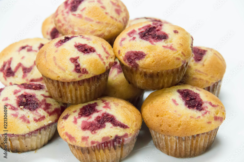 Raspberry Muffin from  with Baking Cup