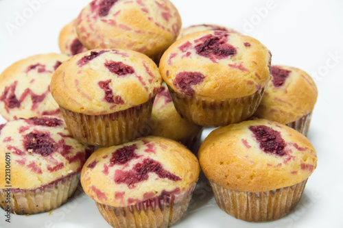 Raspberry Muffin from with Baking Cup