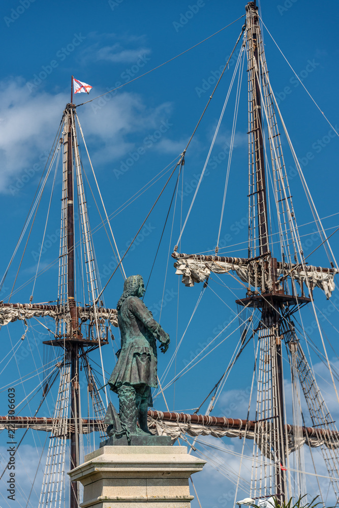 Impressionen aus Saint-Malo - Statue René Duguay-Trouin