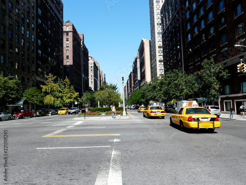 New York taxi street
