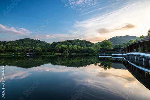 landscape of west lake yuhao bay