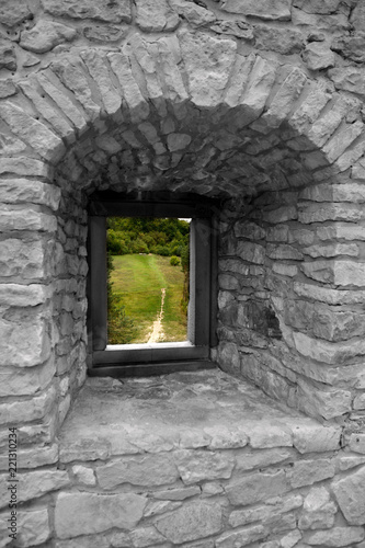 Okno w zamku