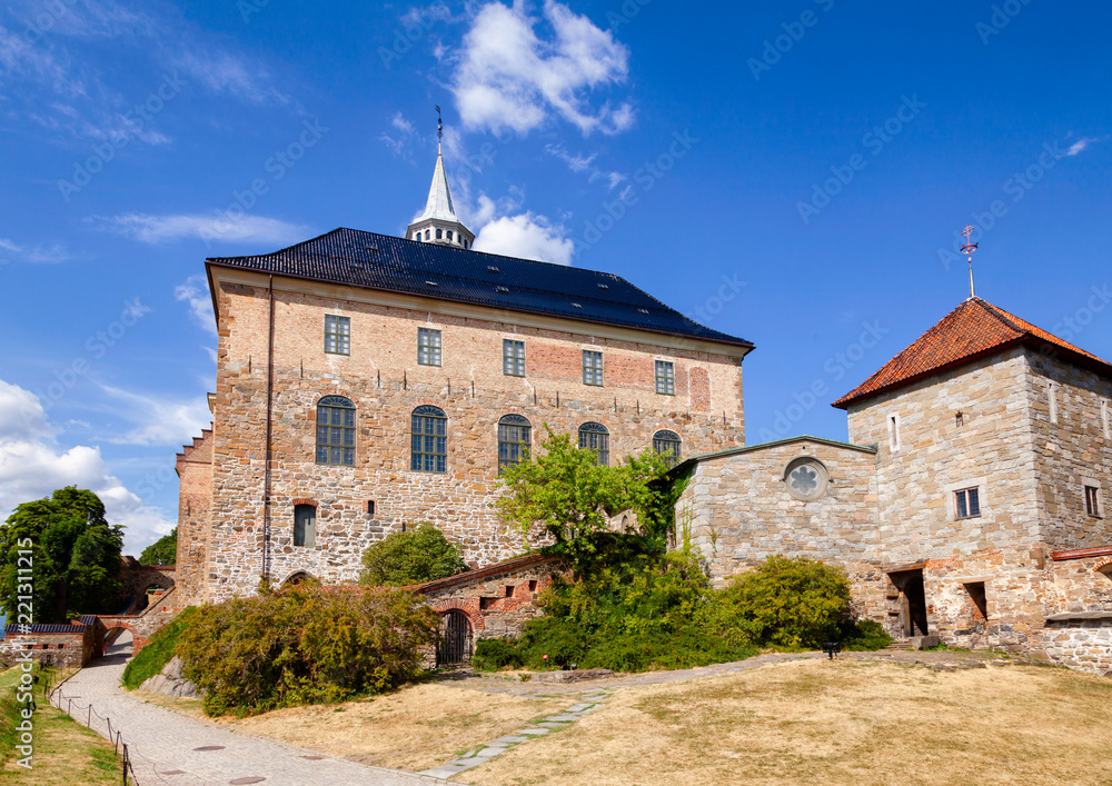 Akershus Castle and Fortress central Oslo Norway Scandanavia