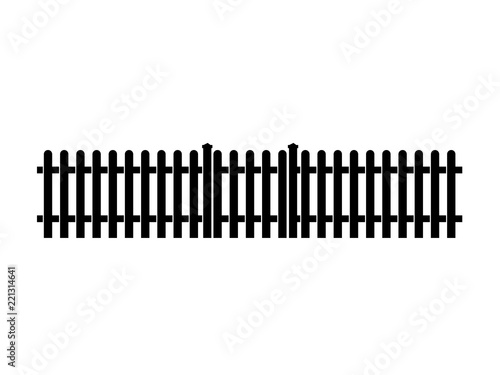 Picket Fence With Gate icon