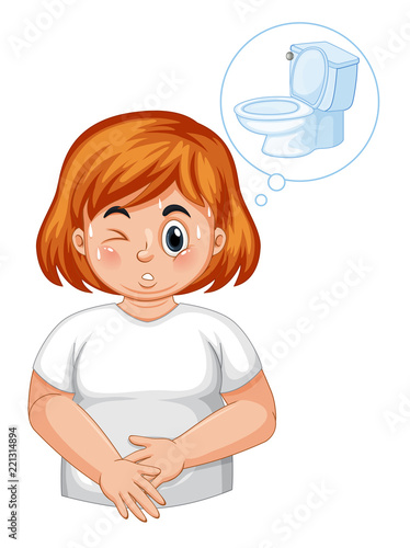 Girl with diabetes frequent urination