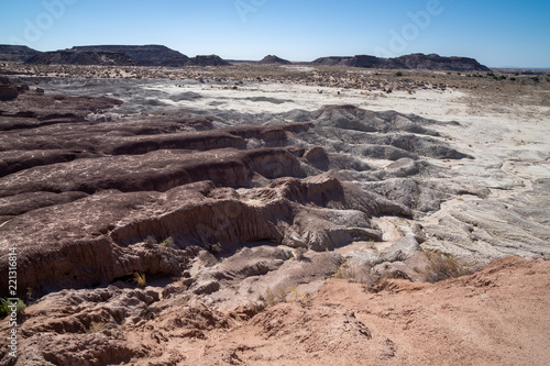 Petrified Forest National Park in Arizona in the Four Corners area