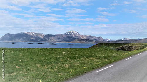 Landschaft in Norwegen auf den Lofoten