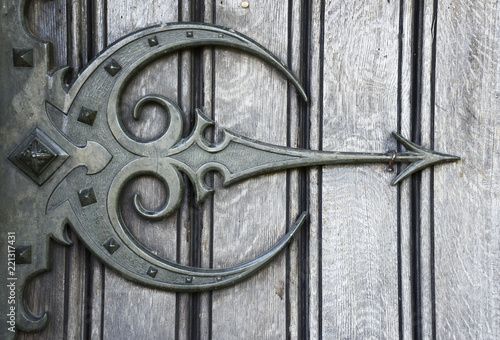detail of an old door