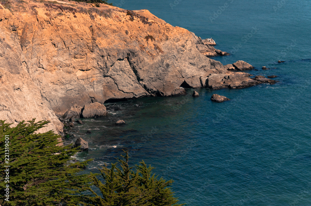 San Francisco, CA - view of Point Bonita Coastline 
