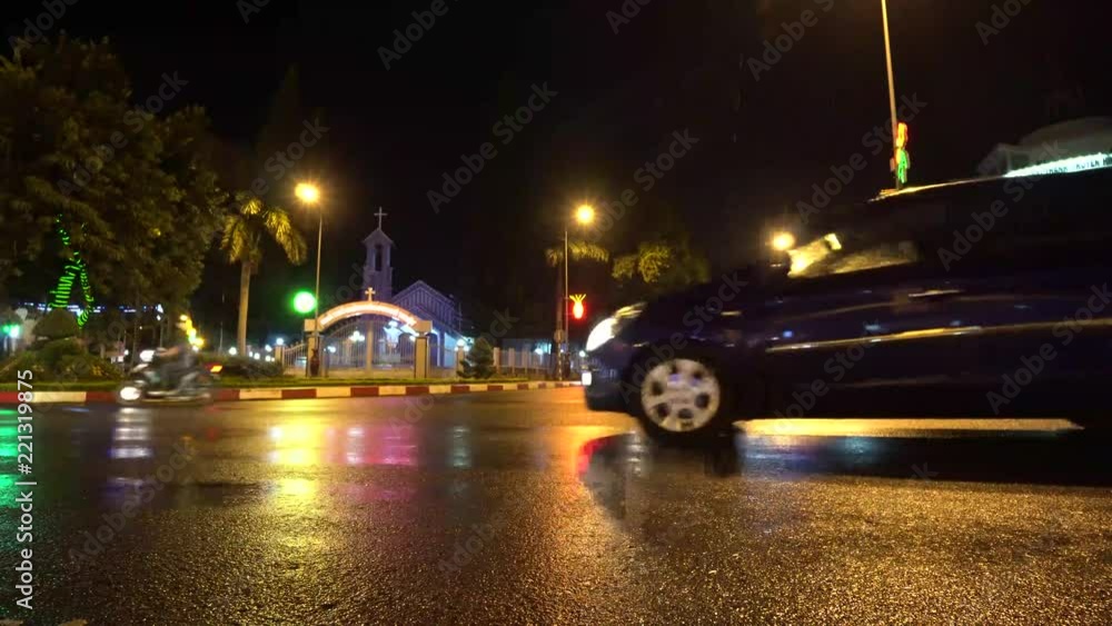 A quiet rainy night in Vietnam - Buon Ma Thuot / Vietnam - 5 A quiet rainy night in Vietnam - Buon Ma Thuot / Vietnam - 5
