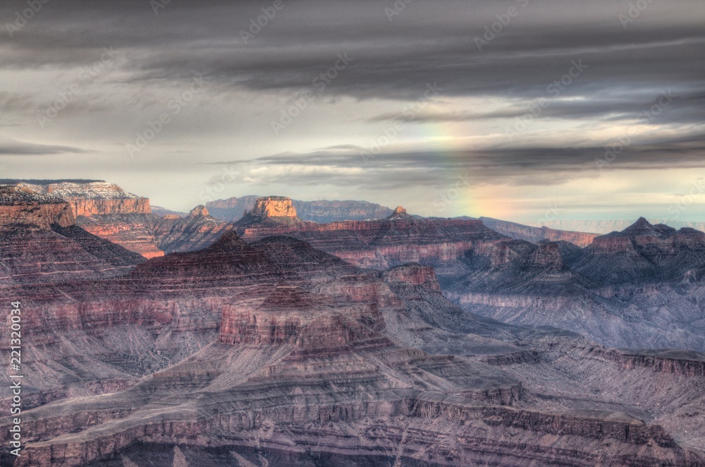 Fototapeta premium The Grand Canyon National Park is a Major Landmark in the State of Arizona