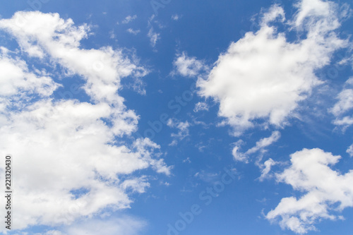 Clouds and blue sky background